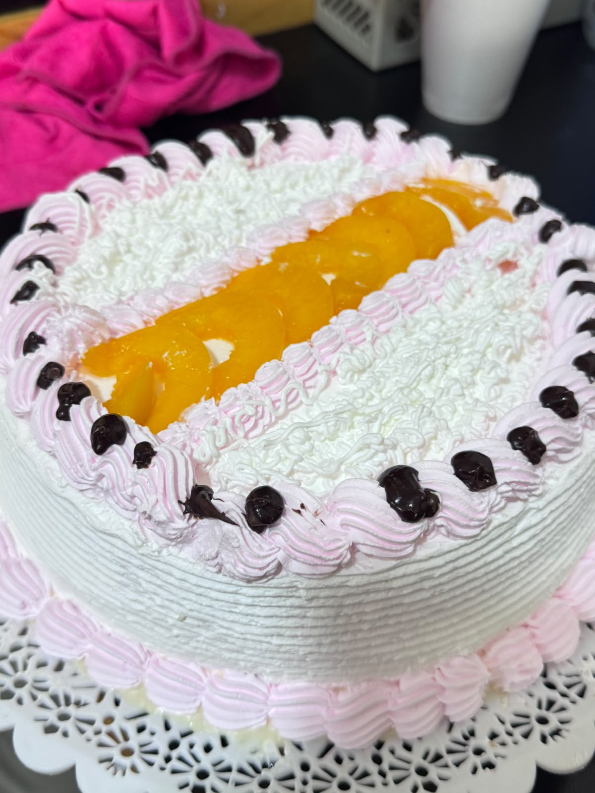 Pastel de Durazno